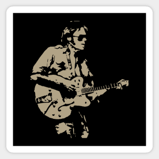 neil young silhouette Sticker